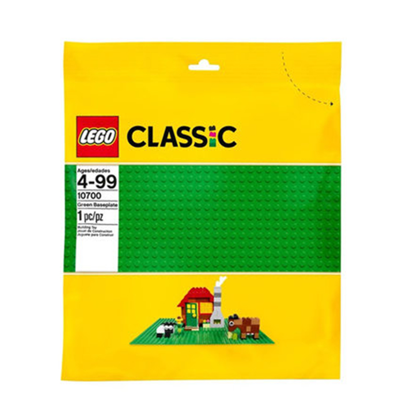 乐高 经典创意系列 创意积木盒 绿色底板 拼砌板 10700