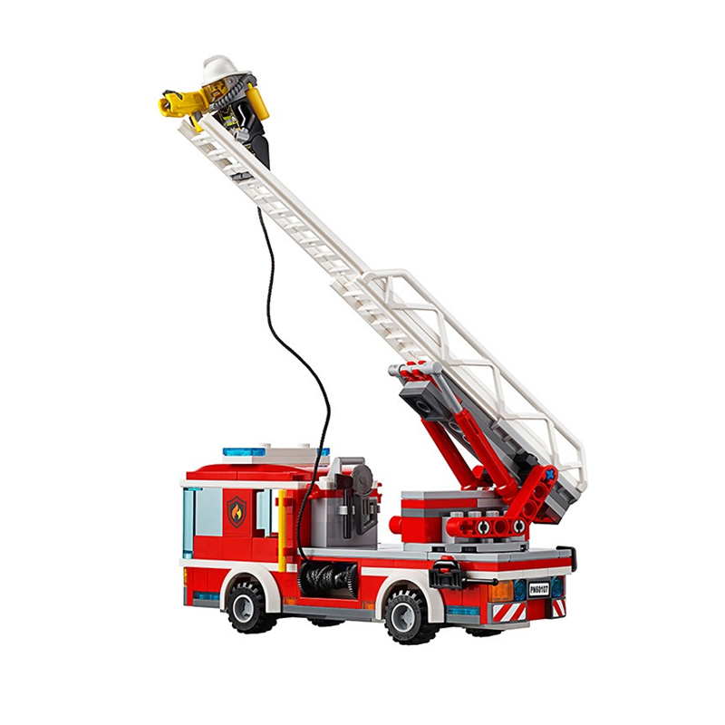 乐高 城市系列 City云梯消防车 益智儿童玩具 男孩拼插积木 60107