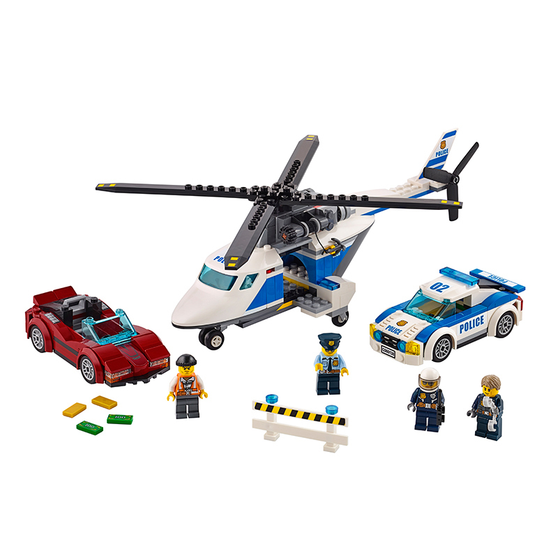 乐高 新品城市系列 高速追捕 city积木玩具 城市警察系列 60138