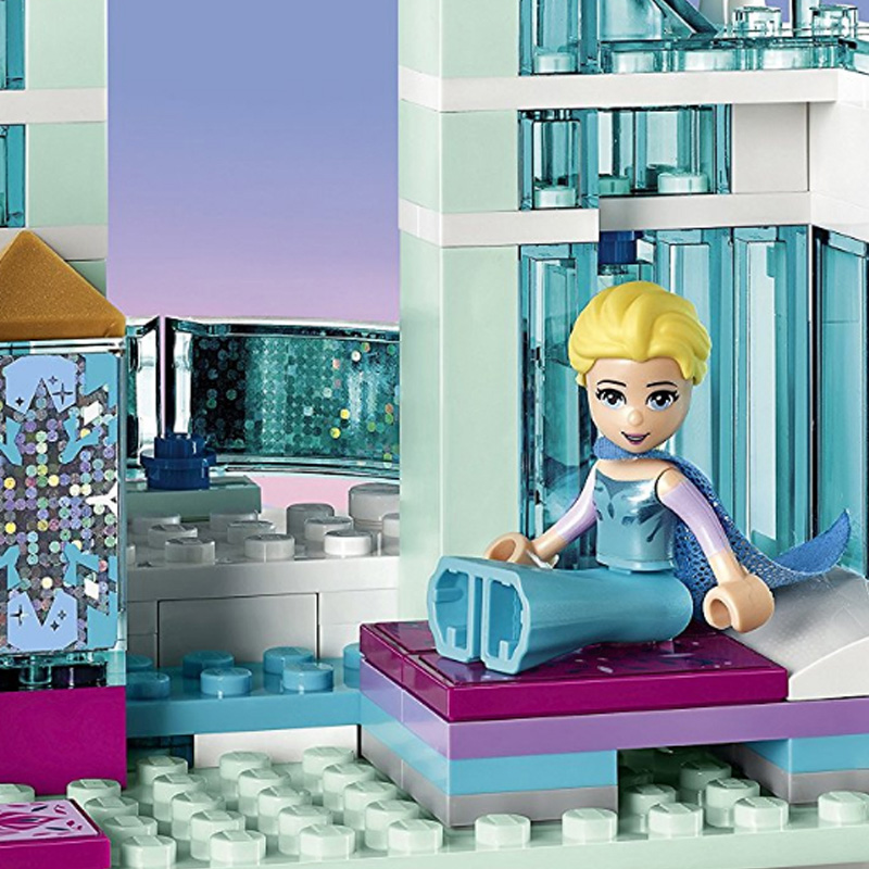 乐高 迪士尼公主系列 艾莎的魔法冰雪城堡 41148