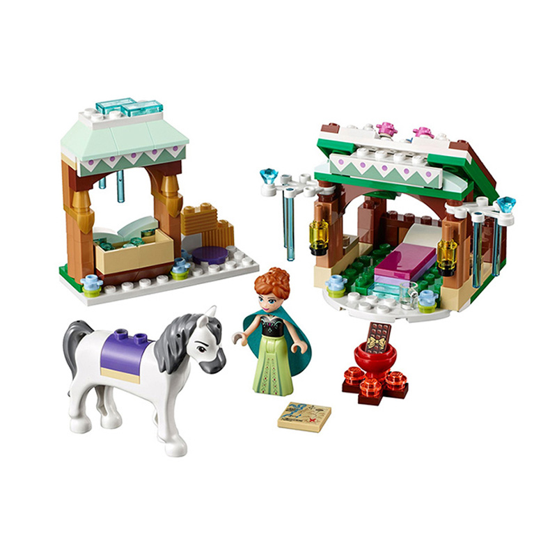 乐高 迪士尼公主系列 艾莎的魔法冰雪城堡 41148