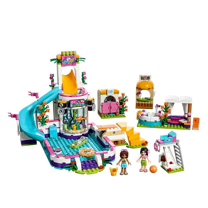 乐高 好朋友系列 心湖城夏季游泳池 41313