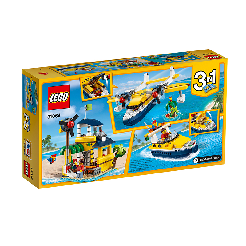 乐高 创意百变系列 海岛探险之旅 31064