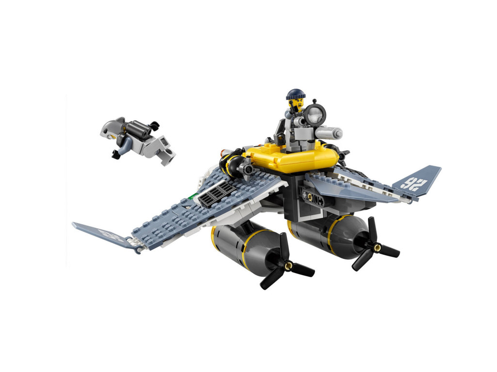 乐高幻影忍者系列  大飞鱼轰炸机